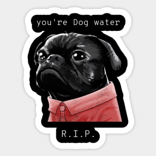 dog water 02 Sticker